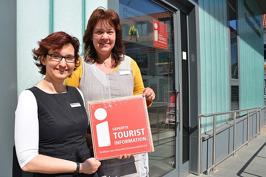 Besuchern der Stadt bietet Tourist-Information im Museum Eberswalde eine zertifiziert gute Beratung.