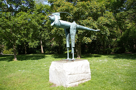 Skulptur "Raubvogel"